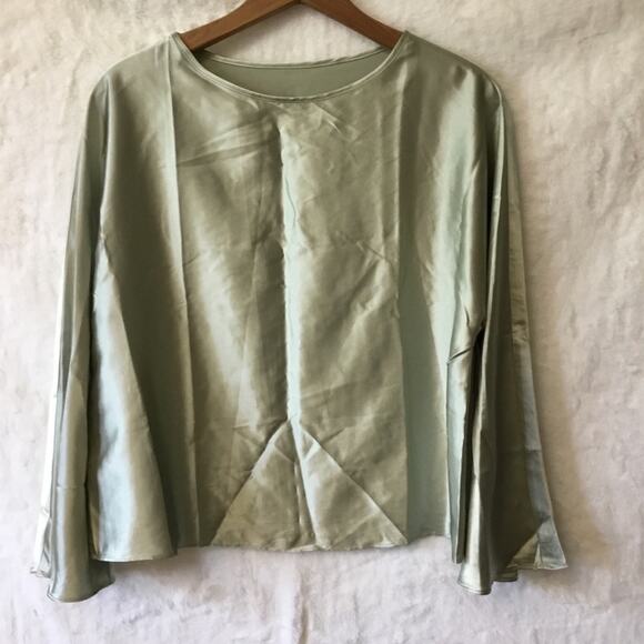 AW Bridal Sage Green 3-Piece Pajamas Set - Picture 1 of 16